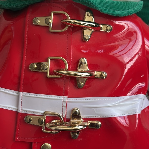 1996 Dayton’s Santa Bear New with Tag Vintage Fireman Stuffed Santa Bear - Picture 5 of 7